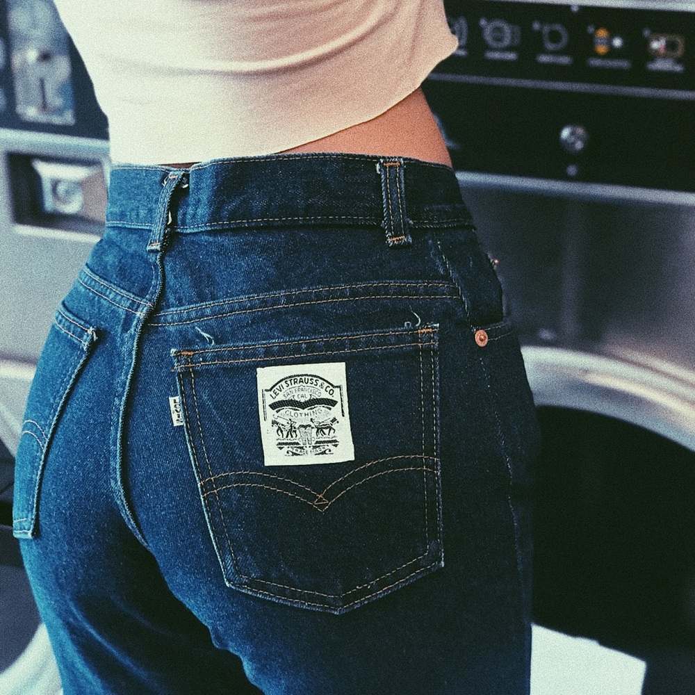 vintage white label 544 Levis jeans